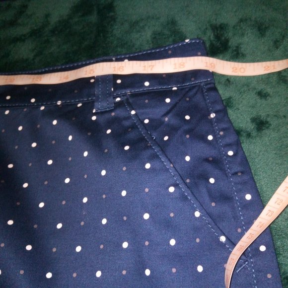 Tommy Hilfiger Polka Dot Cotton Mini Skirt Sz 12 - Picture 7 of 14